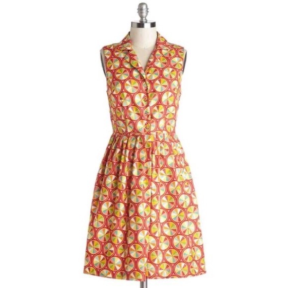 EUC Modcloth Bea & Dot Palette on Parade Dress. - Picture 2 of 5